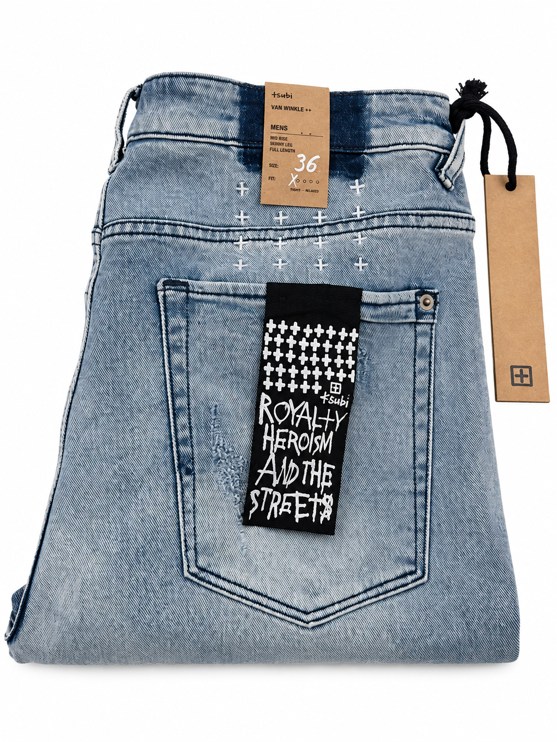 Back pocket of Ksubi jeans