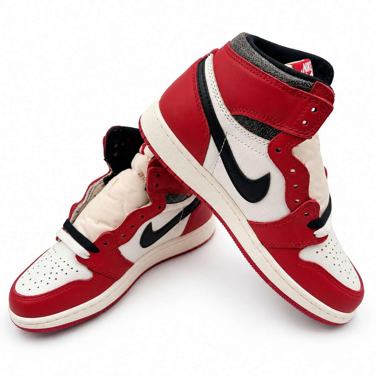 Air Jordan 1 Lost and Found stacked pair