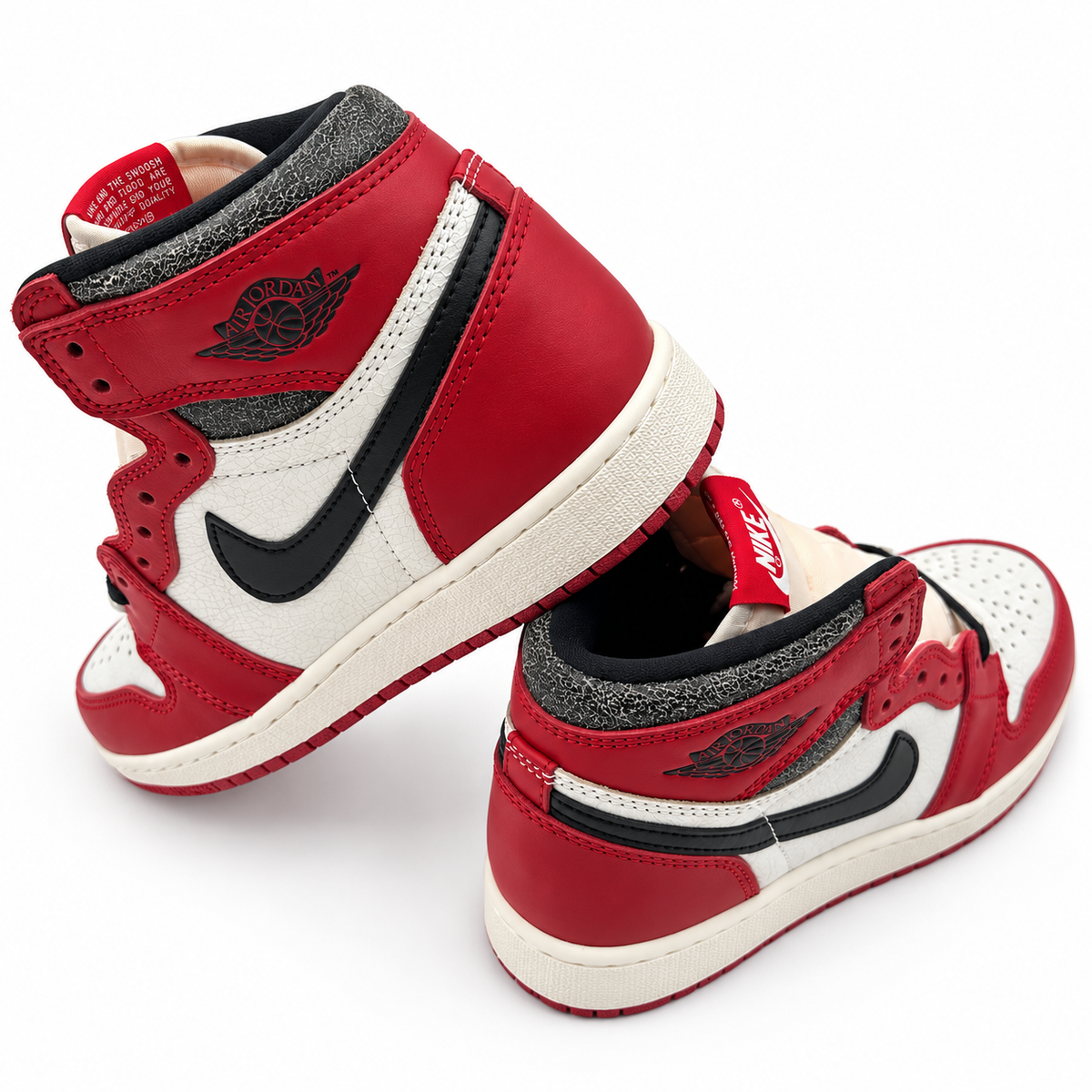 Air Jordan 1 Lost and Found reverse stacked view