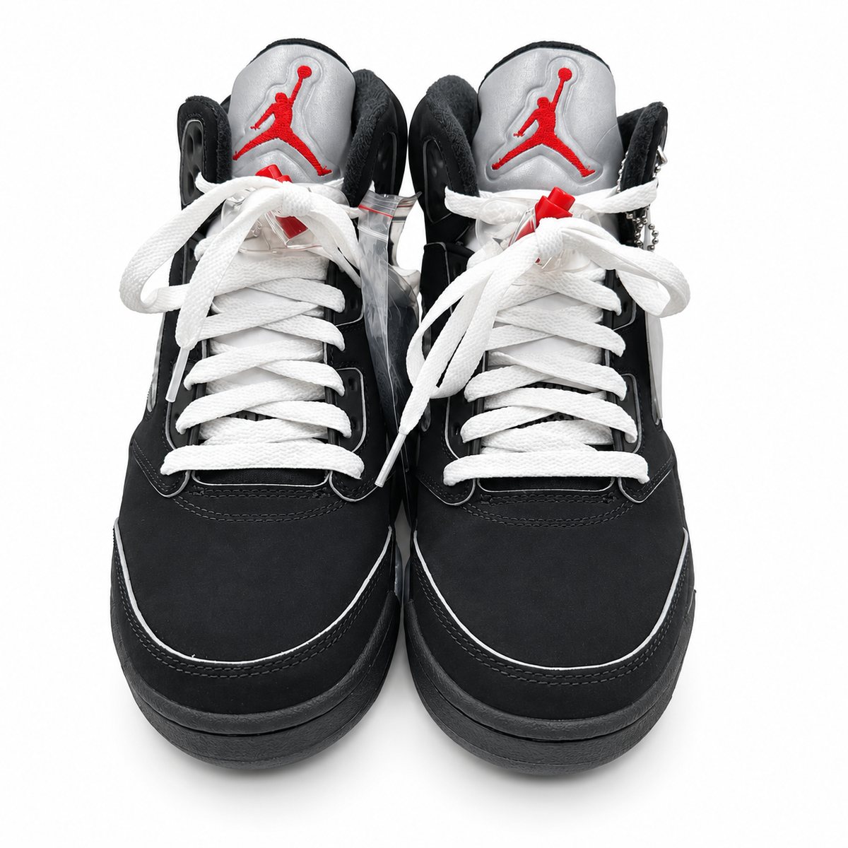 Jordan 5 front pair on bright white