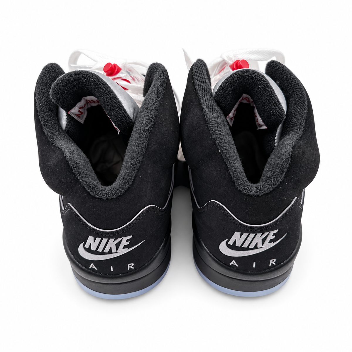 Jordan 5 rear pair on bright white