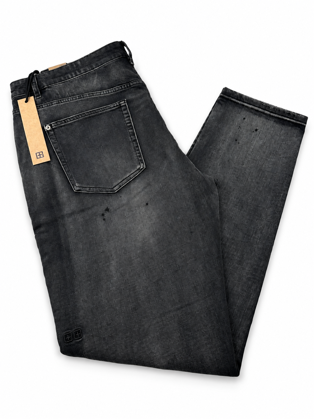 Ksubi Chitch Carbon Black back view and wash details