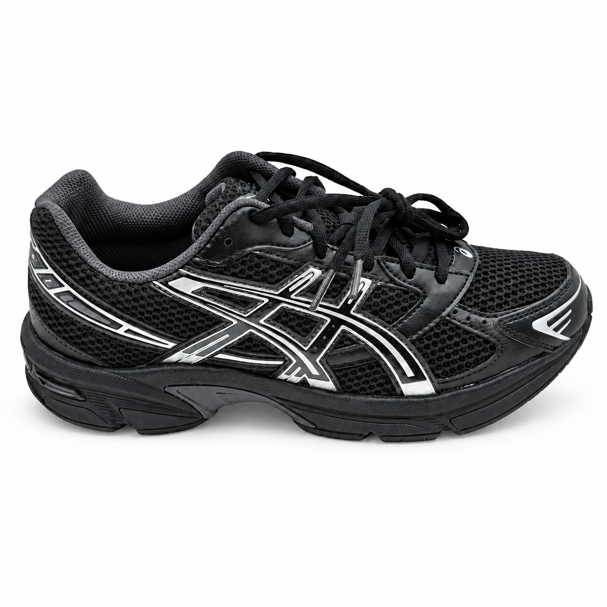 ASICS GEL-1130 Black/Pure Silver — Side view