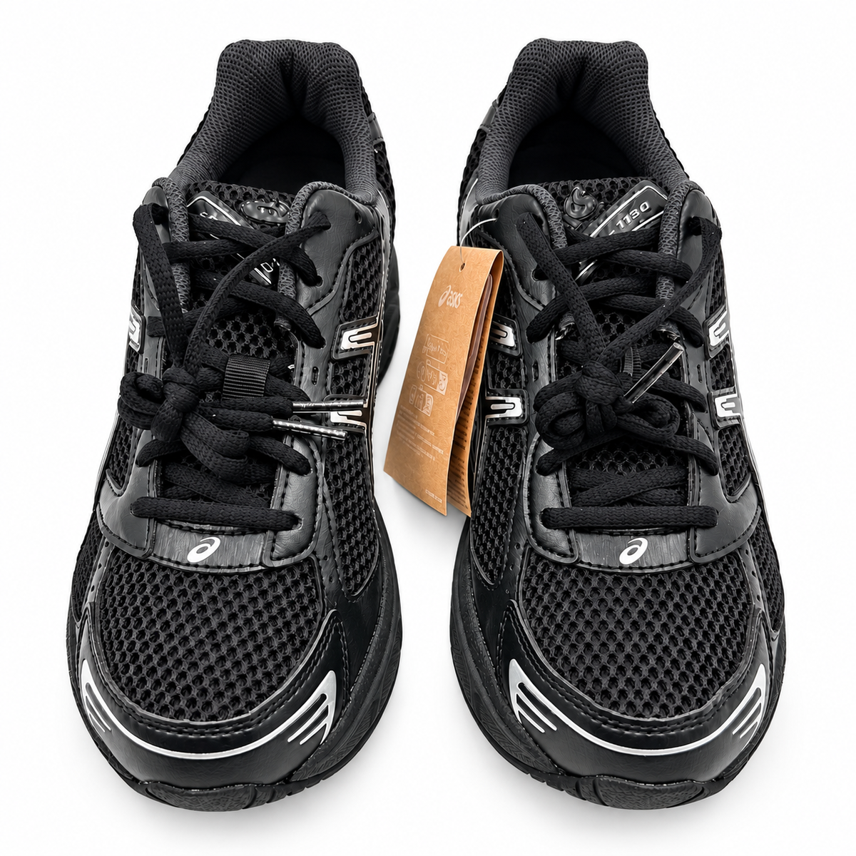 ASICS GEL-1130 Black/Pure Silver — Front view